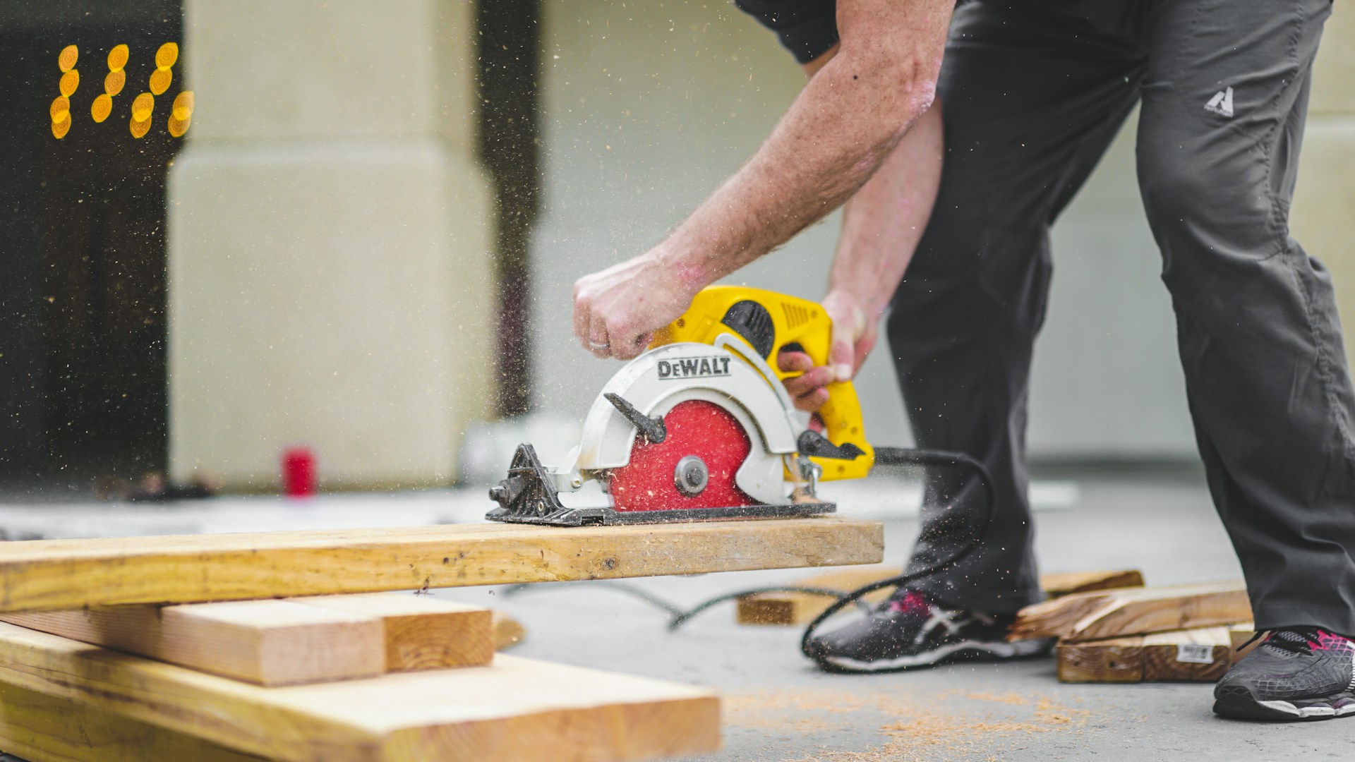 DeWALT tools in action