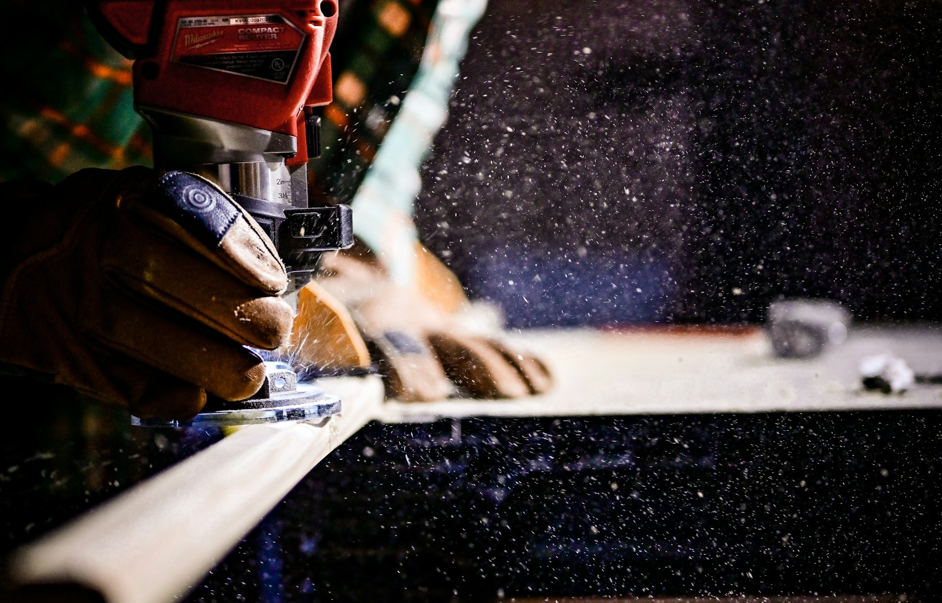 Milwaukee tools in action